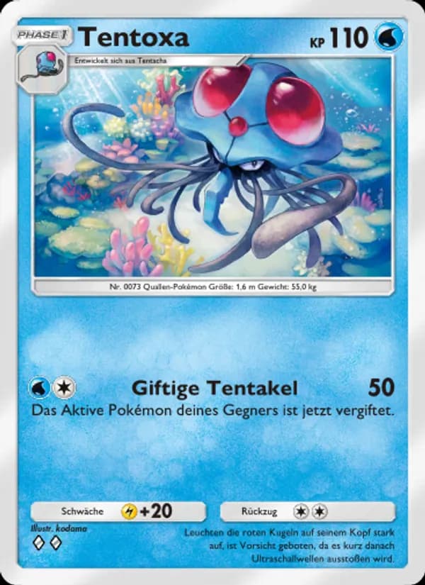 Tentoxa card in German