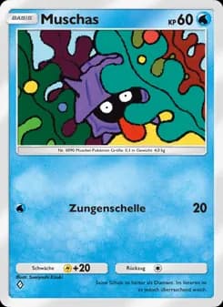 Muschas card in German