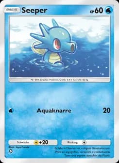 Seeper card in German