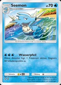Seemon card in German