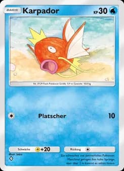Karpador card in German