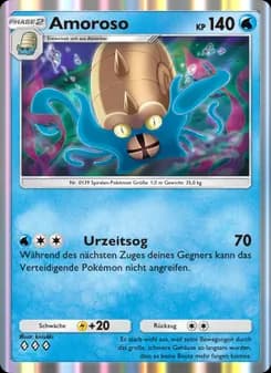 Amoroso card in German
