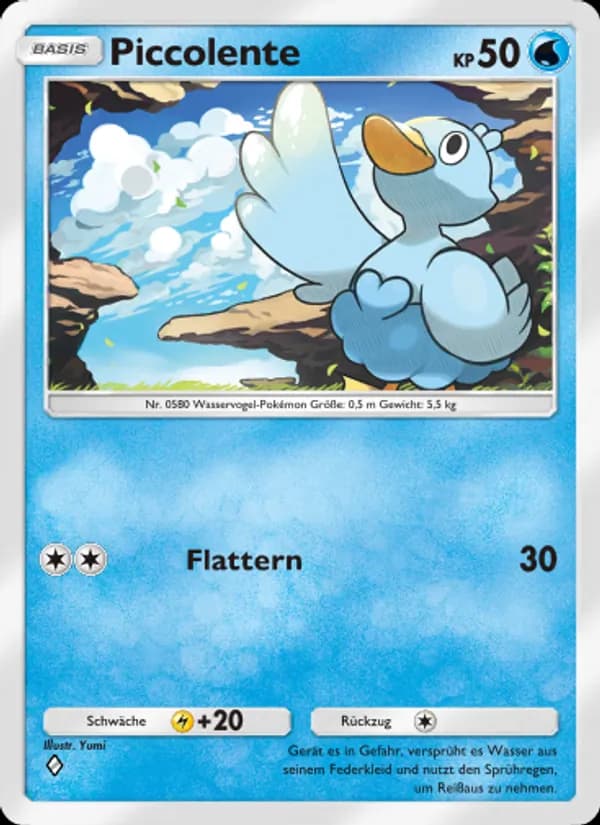 Piccolente card in German