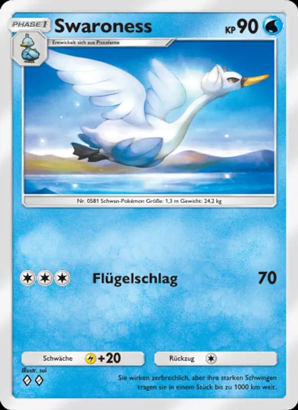 Swaroness card in German