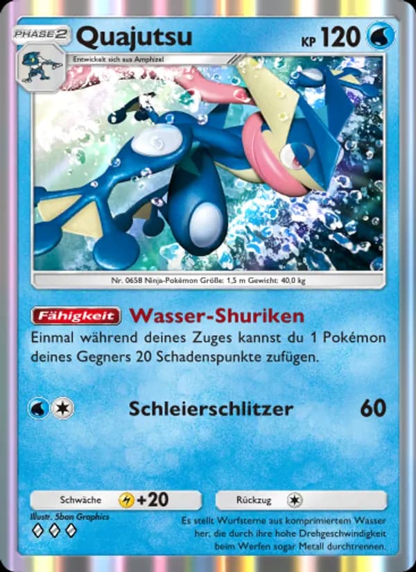 Quajutsu card in German