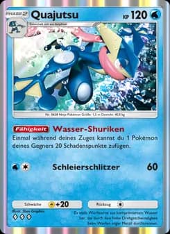Quajutsu card in German