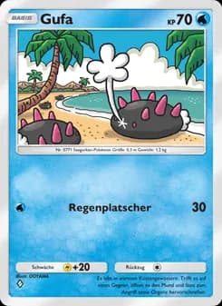 Gufa card in German