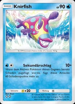 Knirfish card in German