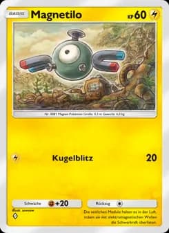 Magnetilo card in German