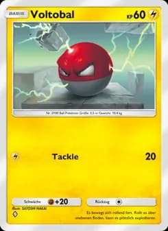 Voltobal card in German