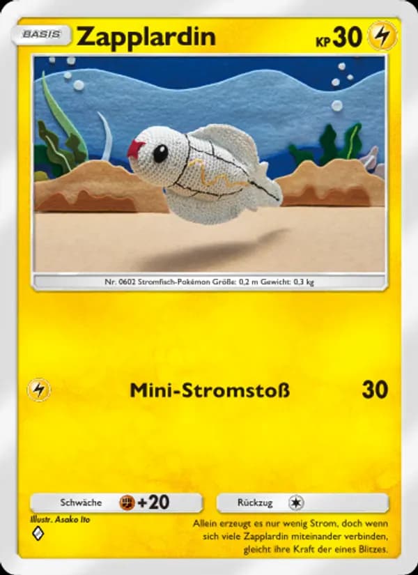 Zapplardin card in German