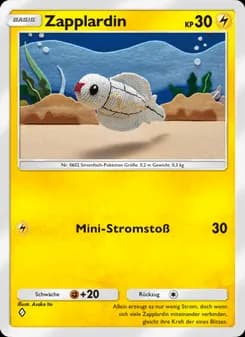 Zapplardin card in German