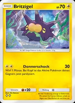 Britzigel card in German