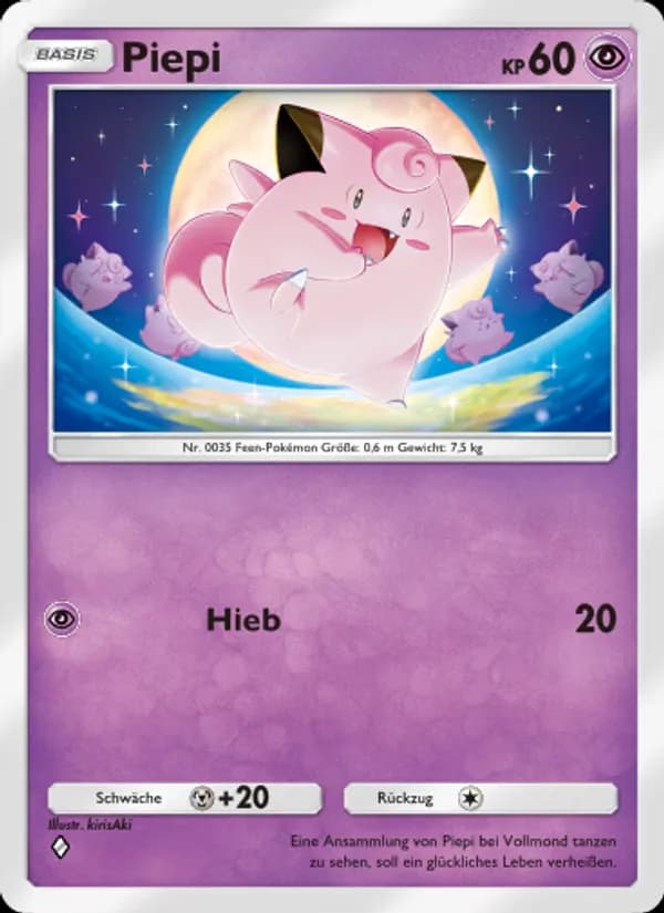 Piepi card in German