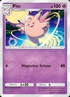 Pixi card in German