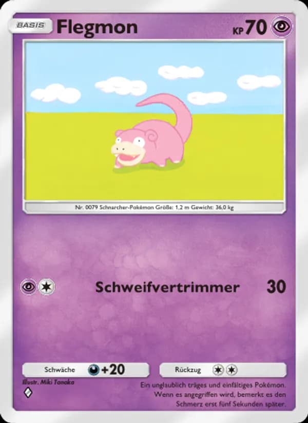Flegmon card in German