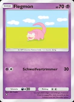Flegmon card in German