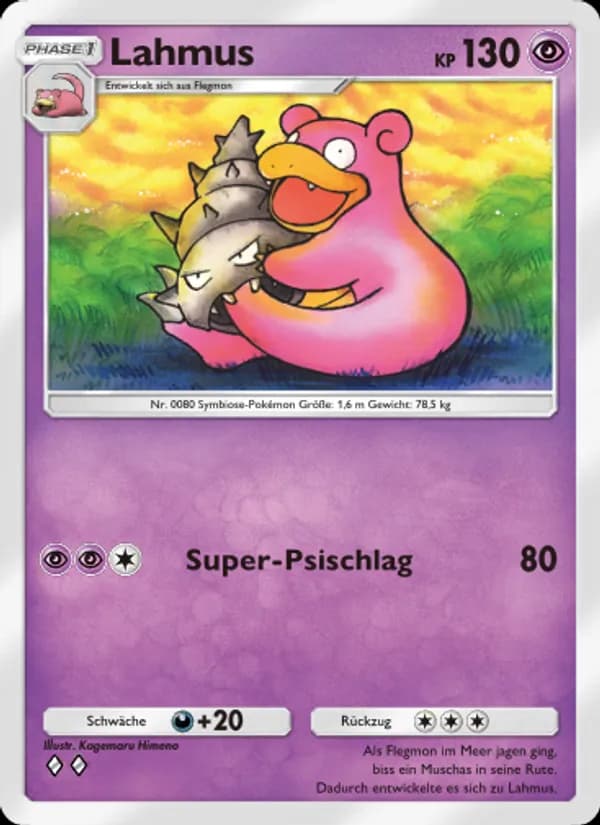 Lahmus card in German