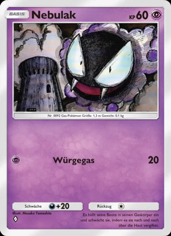 Nebulak card in German