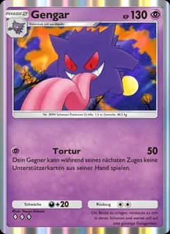 Gengar card in German
