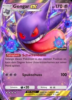 Gengar-ex card in German