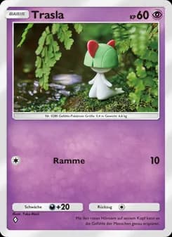Trasla card in German