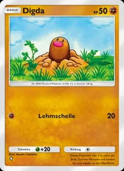 Digda card in German