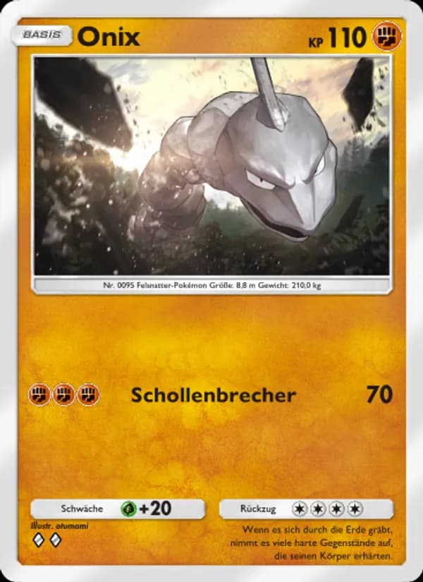 Onix card in German