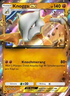 Knogga-ex card in German