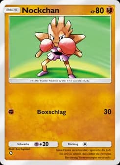 Nockchan card in German