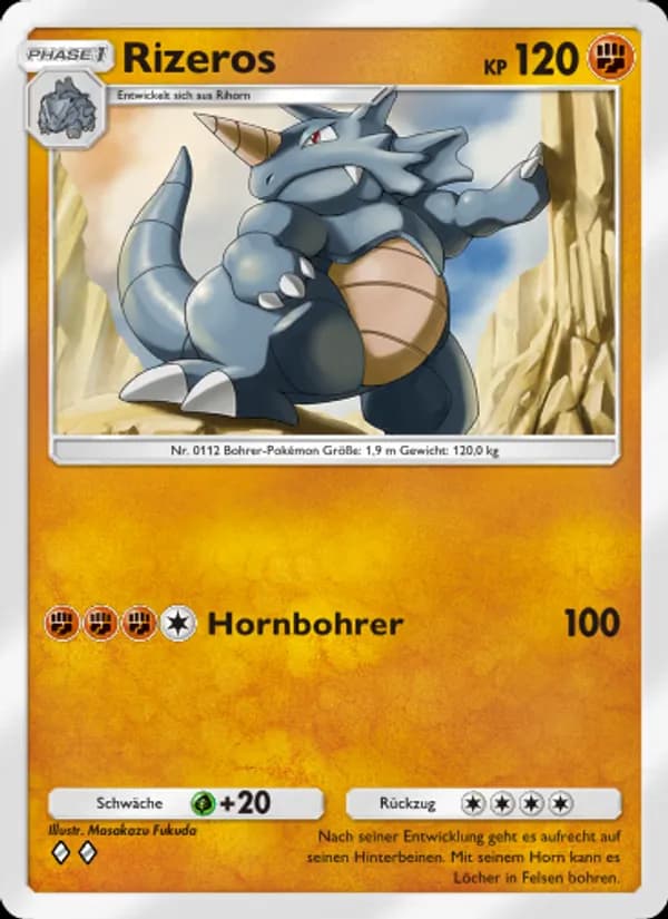 Rizeros card in German