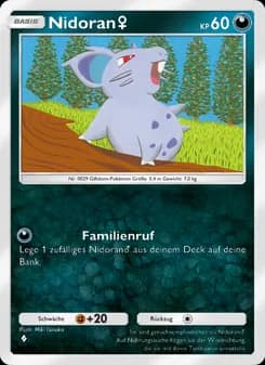 Nidoran♀ card in German