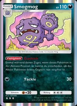 Smogmog card in German
