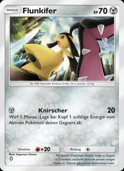 Flunkifer card in German