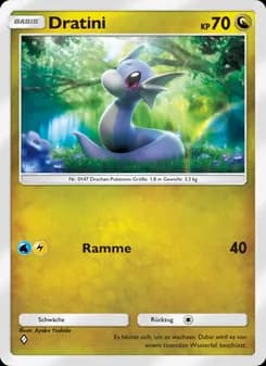Dratini card in German