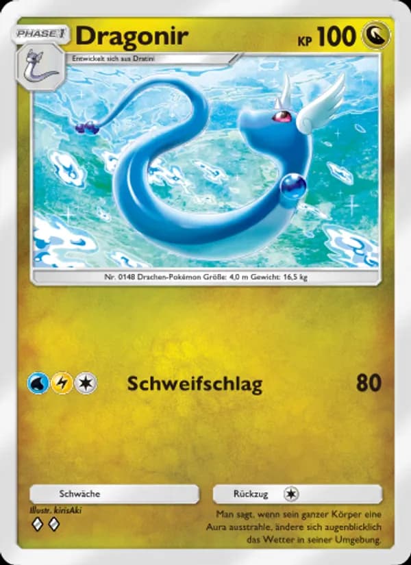 Dragonir card in German