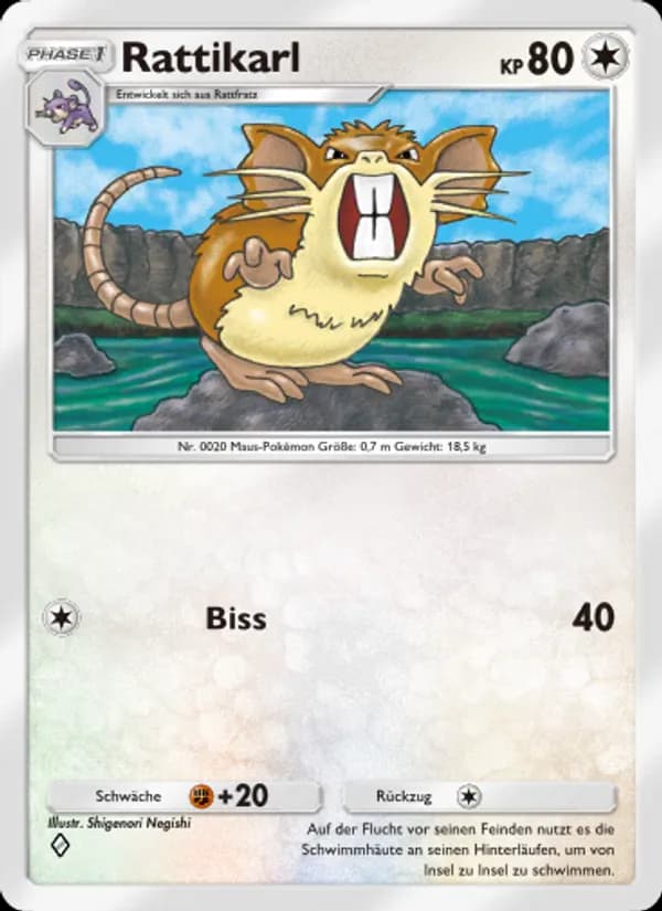 Rattikarl card in German