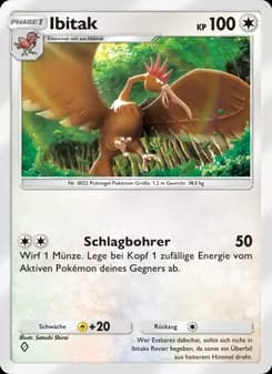 Ibitak card in German