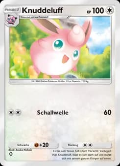 Knuddeluff card in German