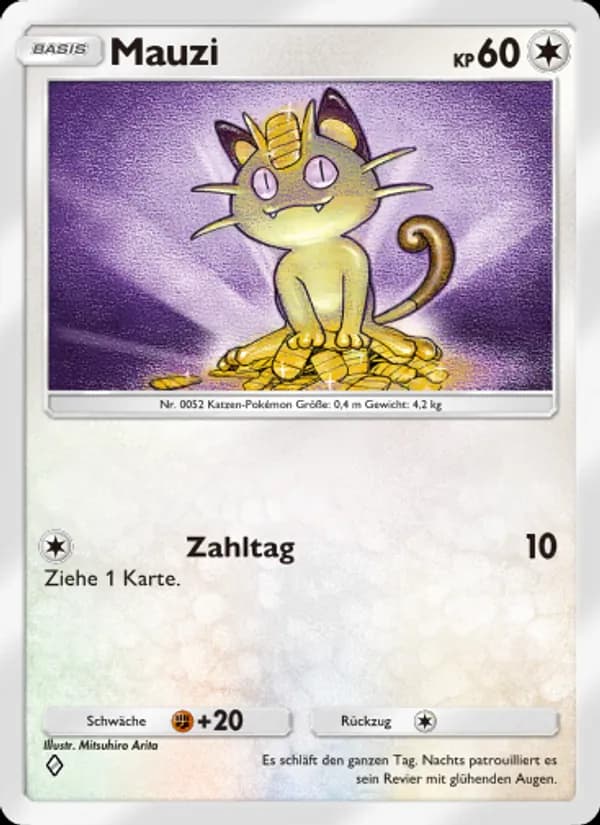 Mauzi card in German