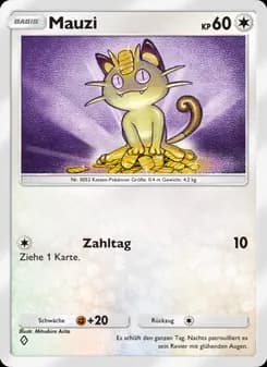 Mauzi card in German