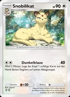 Snobilikat card in German