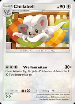 Chillabell card in German