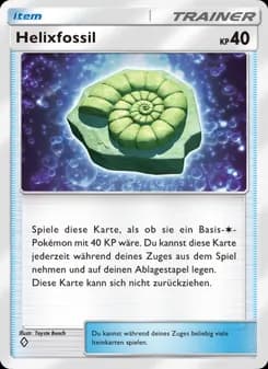 Helixfossil card in German