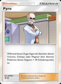 Pyro card in German