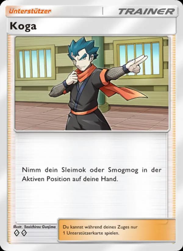 Koga card in German