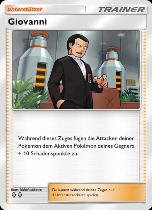 Giovanni card in German