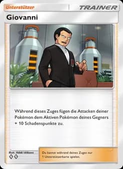 Giovanni card in German
