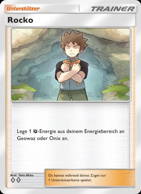 Rocko card in German