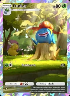 Duflor card in German